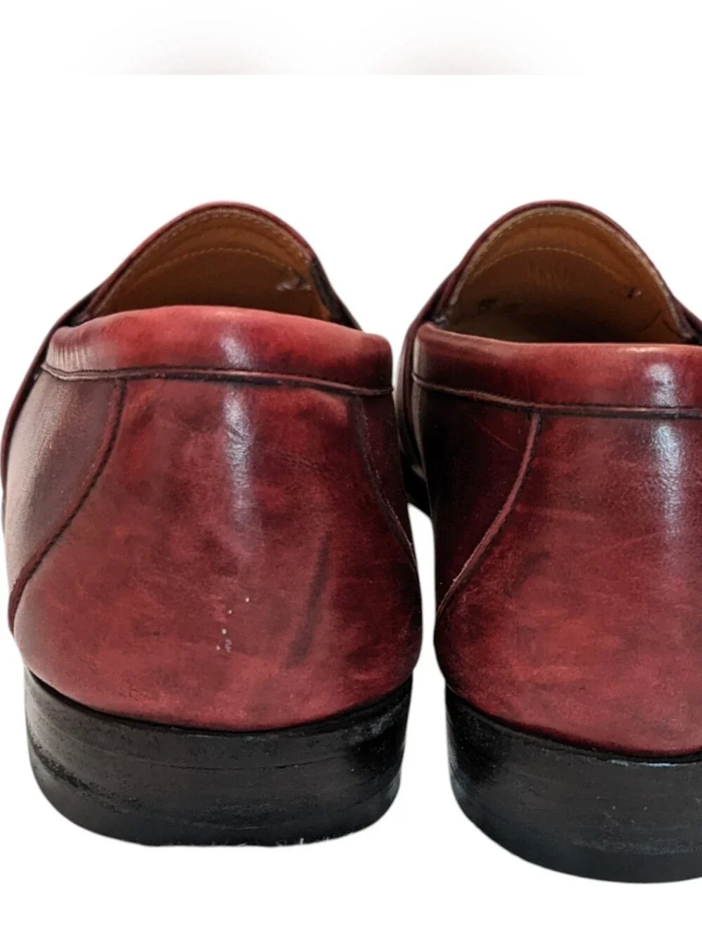 Cole Haan Men Loafers Brown New Heels Work Dressy Classic Slip On Size 9D